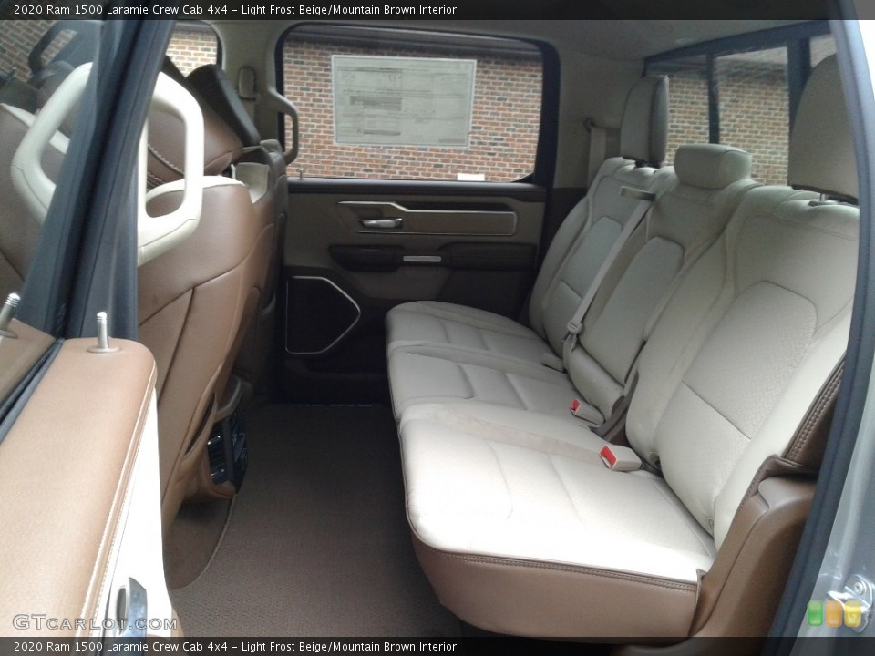 Light Frost Beige/Mountain Brown Interior Rear Seat for the 2020 Ram 1500 Laramie Crew Cab 4x4 #135791570