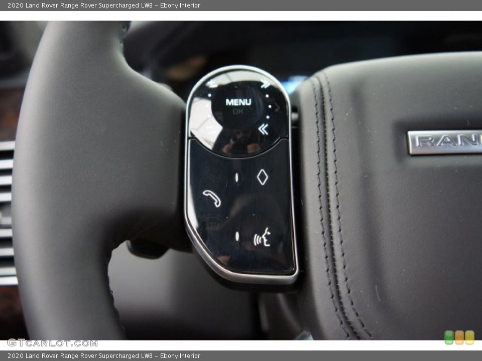 Ebony Interior Steering Wheel for the 2020 Land Rover Range Rover Supercharged LWB #135794027