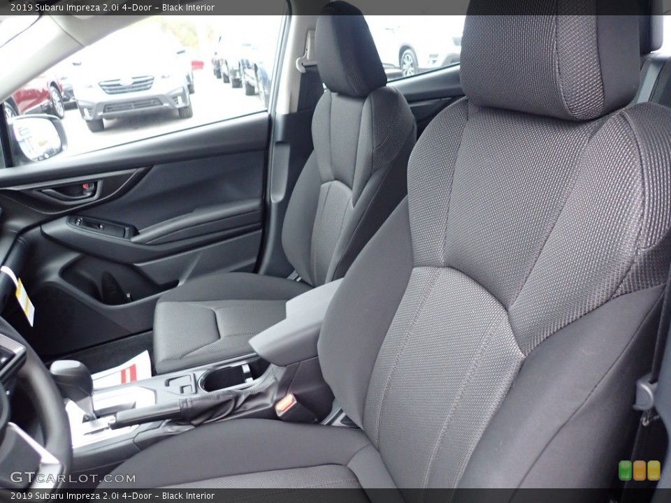 Black Interior Front Seat for the 2019 Subaru Impreza 2.0i 4-Door #135800816