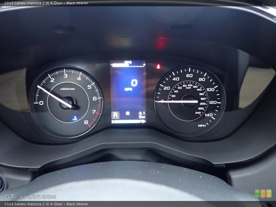 Black Interior Gauges for the 2019 Subaru Impreza 2.0i 4-Door #135800966