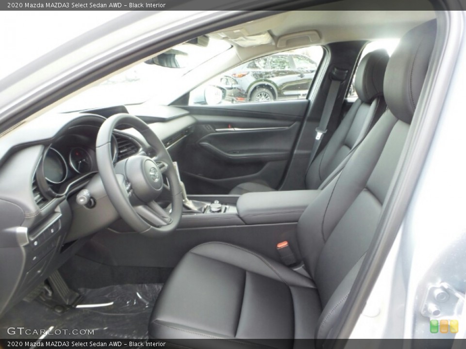 Black Interior Photo for the 2020 Mazda MAZDA3 Select Sedan AWD #135806390