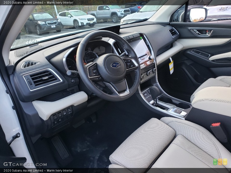 Warm Ivory Interior Photo for the 2020 Subaru Ascent Limited #135809603