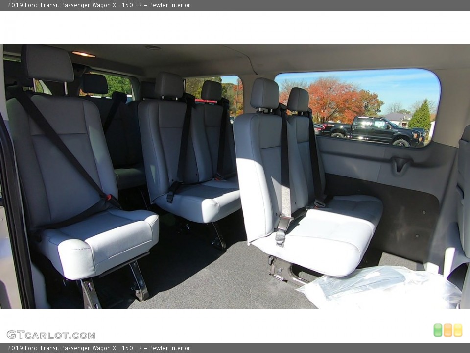 Pewter Interior Rear Seat for the 2019 Ford Transit Passenger Wagon XL 150 LR #135809987