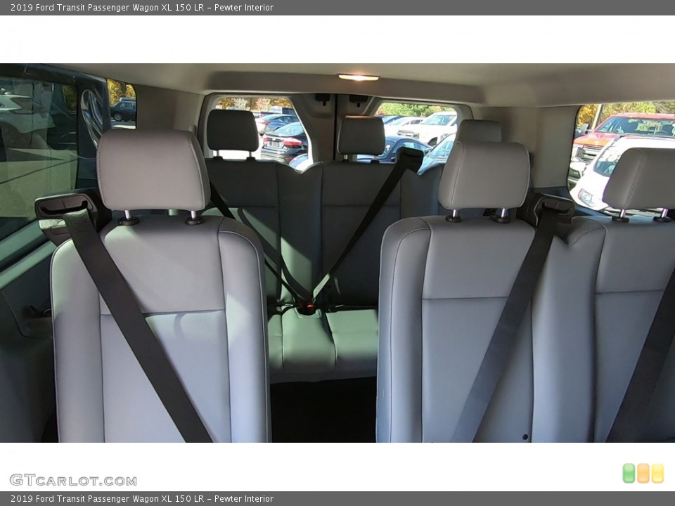 Pewter Interior Rear Seat for the 2019 Ford Transit Passenger Wagon XL 150 LR #135810503