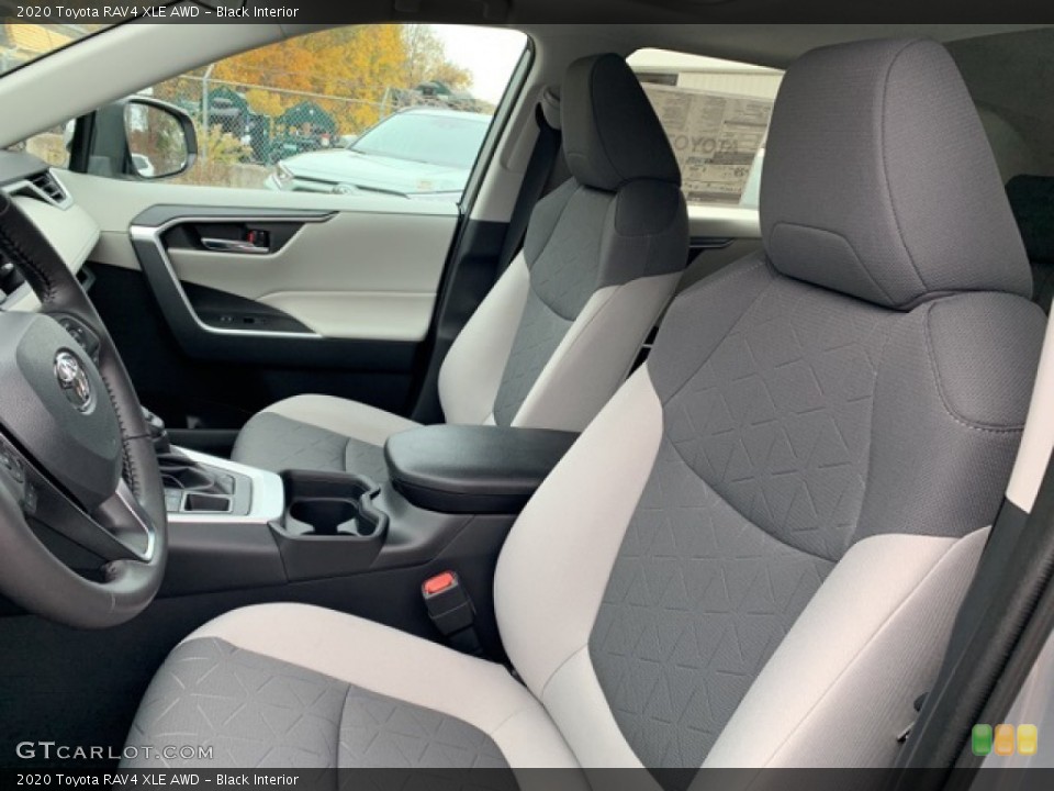 Black Interior Front Seat for the 2020 Toyota RAV4 XLE AWD #135812544