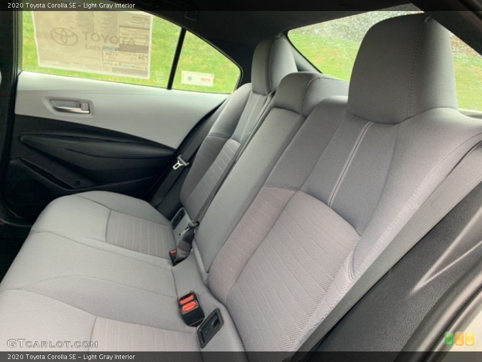 Light Gray Interior Rear Seat for the 2020 Toyota Corolla SE #135812793