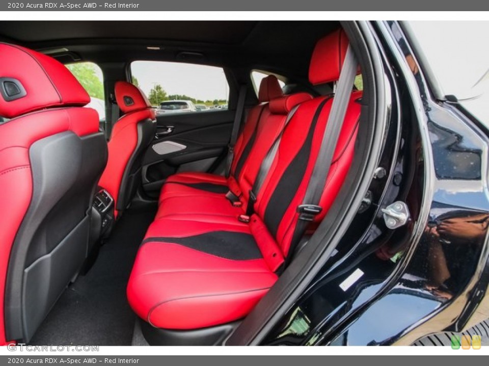 Red Interior Rear Seat for the 2020 Acura RDX A-Spec AWD #135817109