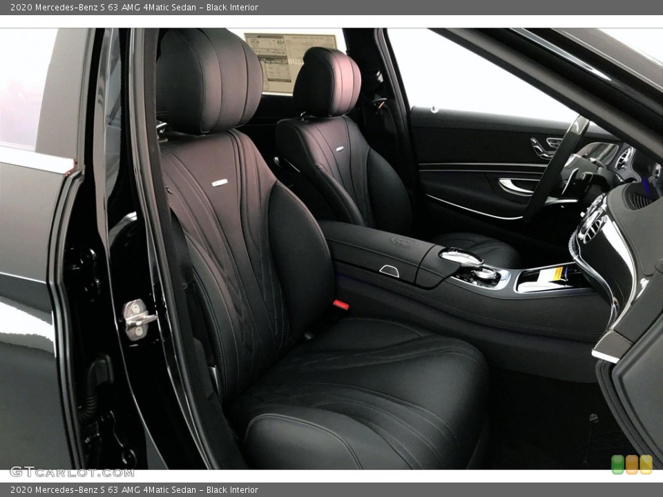 Black Interior Front Seat for the 2020 Mercedes-Benz S 63 AMG 4Matic Sedan #135828028