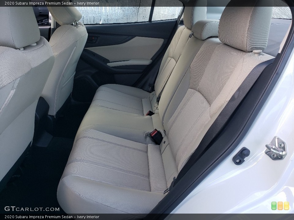 Ivory Interior Rear Seat for the 2020 Subaru Impreza Premium Sedan #135834122