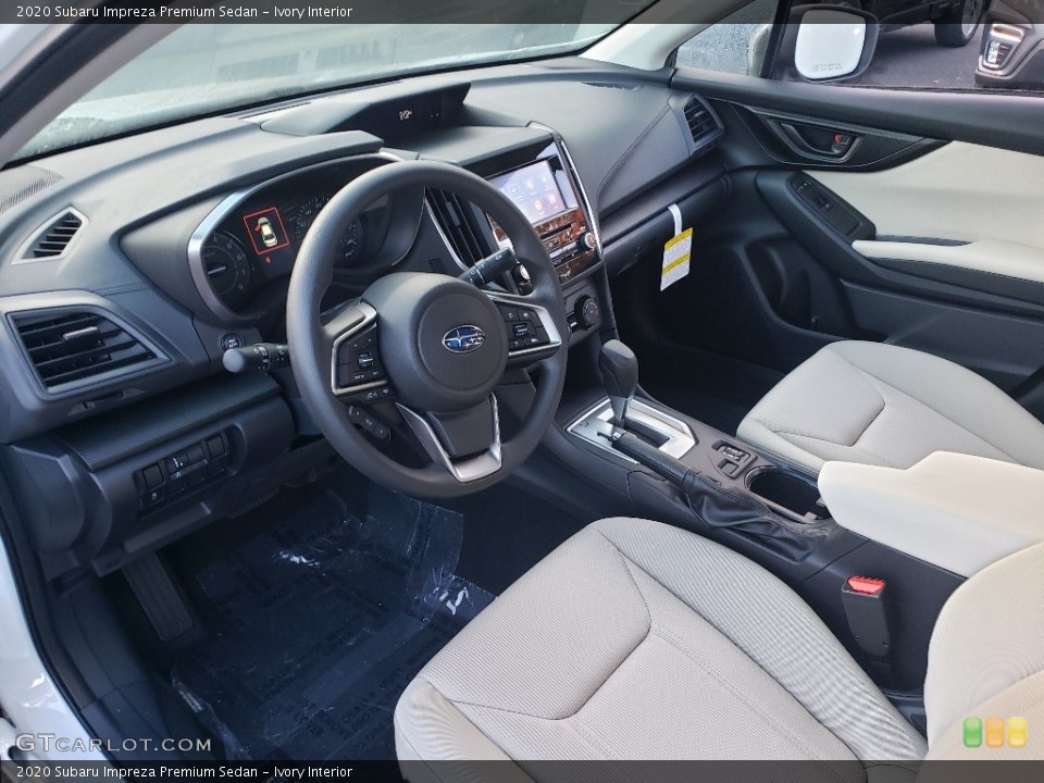 Ivory Interior Photo for the 2020 Subaru Impreza Premium Sedan #135834221