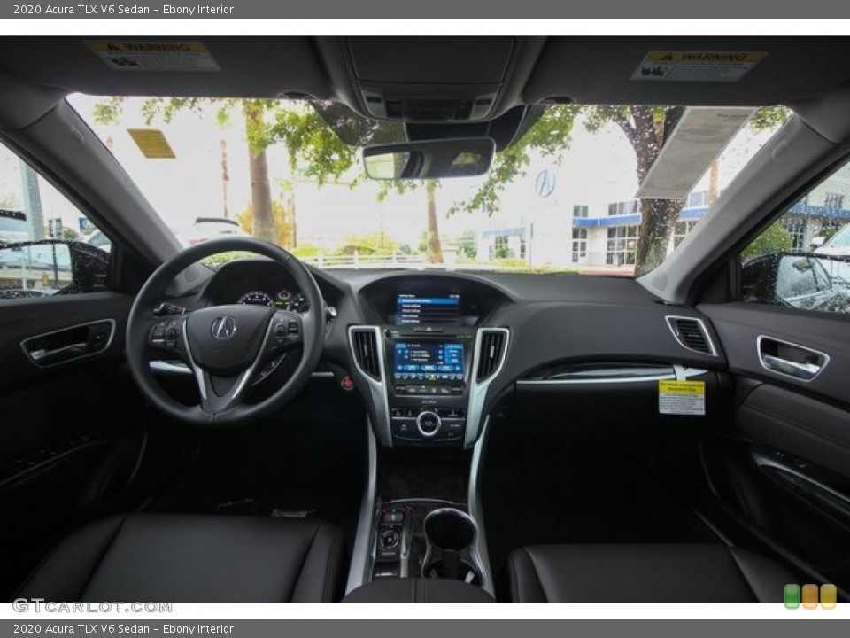 Ebony Interior Dashboard for the 2020 Acura TLX V6 Sedan #135838739