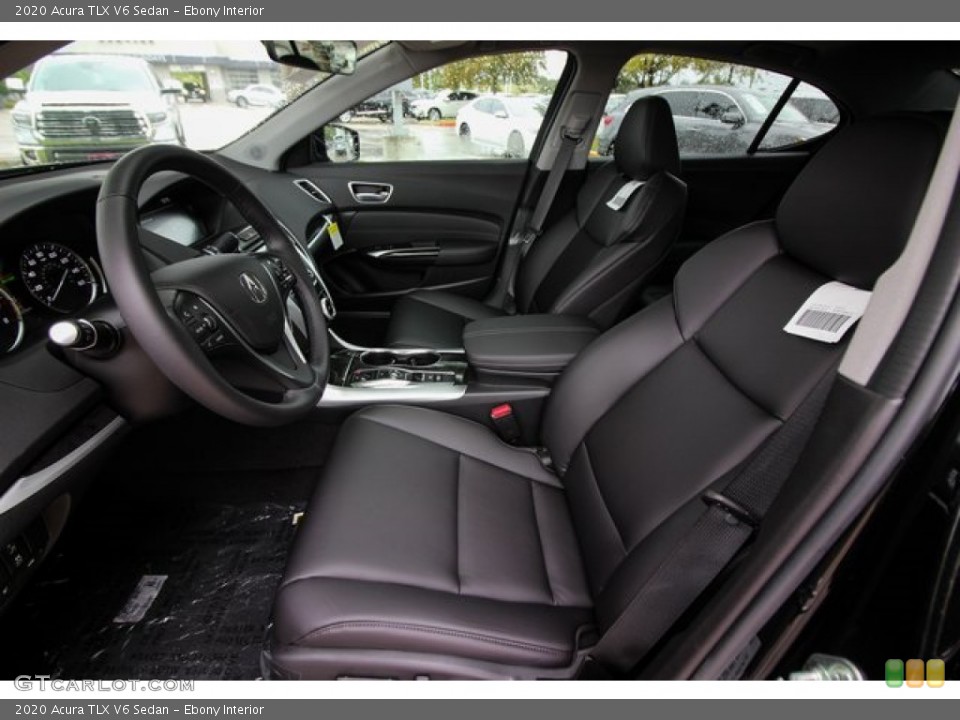 Ebony Interior Front Seat for the 2020 Acura TLX V6 Sedan #135838862