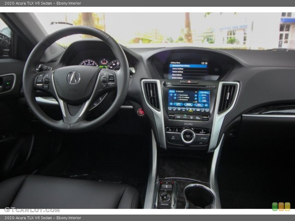 Ebony Interior Dashboard for the 2020 Acura TLX V6 Sedan #135839018