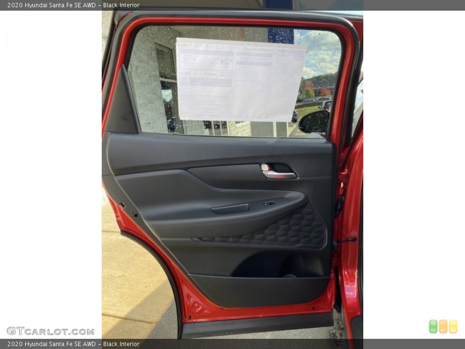 Black Interior Door Panel for the 2020 Hyundai Santa Fe SE AWD #135841763