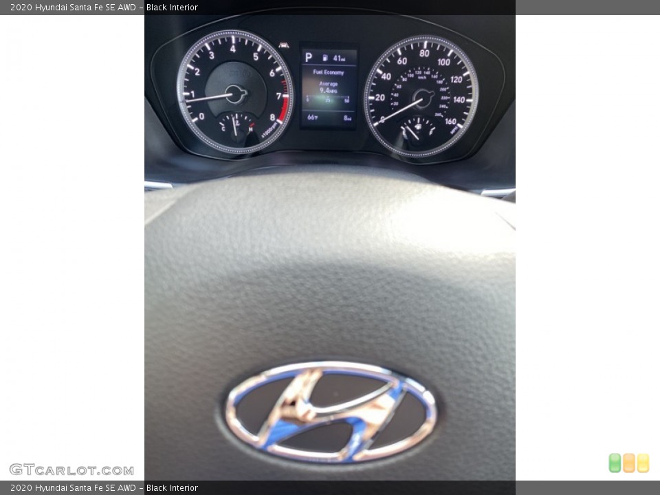 Black Interior Gauges for the 2020 Hyundai Santa Fe SE AWD #135842057