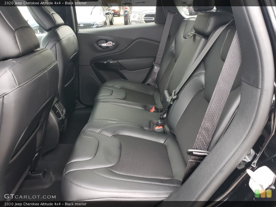 Black Interior Rear Seat for the 2020 Jeep Cherokee Altitude 4x4 #135843494