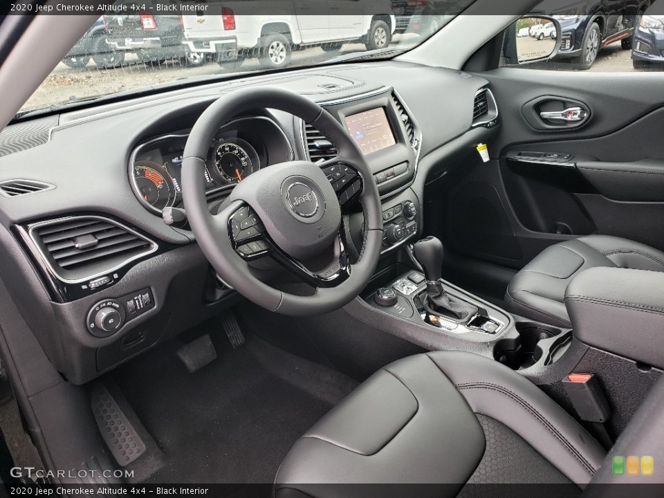 Black Interior Photo for the 2020 Jeep Cherokee Altitude 4x4 #135843525