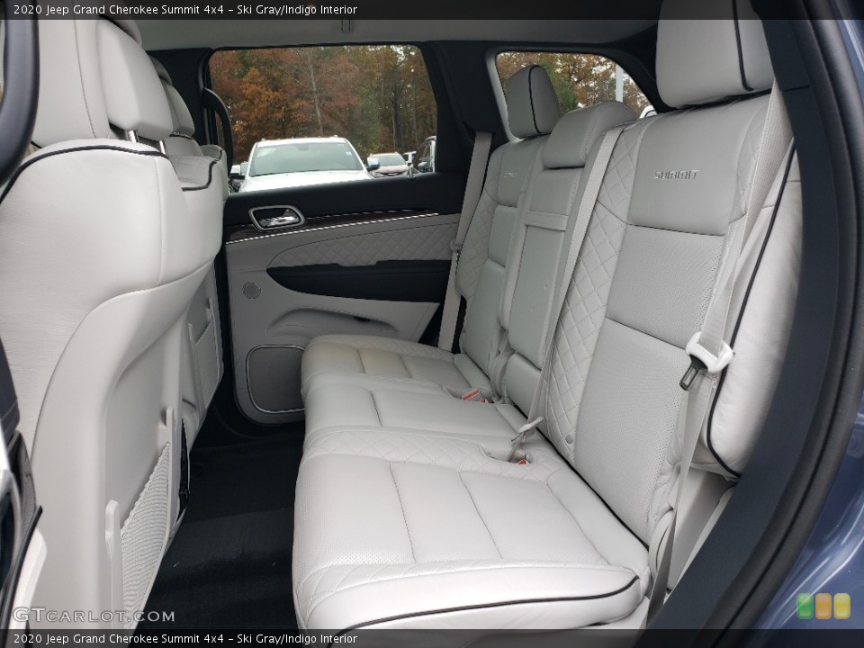 Ski Gray/Indigo Interior Rear Seat for the 2020 Jeep Grand Cherokee Summit 4x4 #135844050
