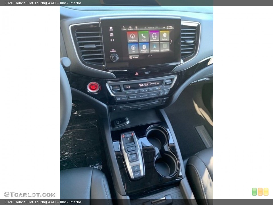 Black Interior Controls for the 2020 Honda Pilot Touring AWD #135848804