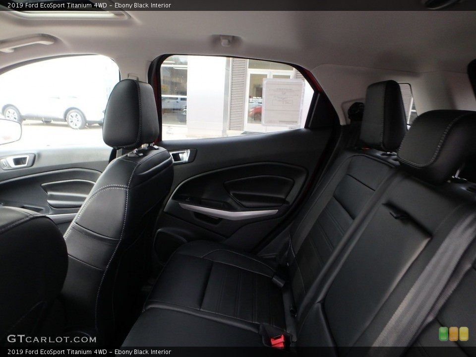 Ebony Black Interior Rear Seat for the 2019 Ford EcoSport Titanium 4WD #135855006