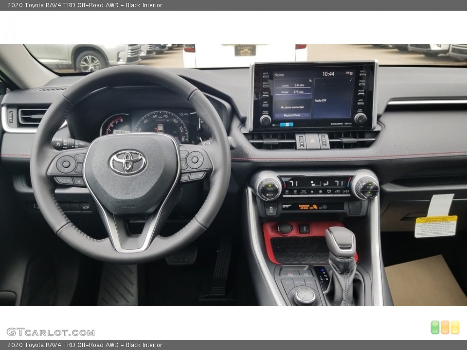 Black Interior Dashboard for the 2020 Toyota RAV4 TRD Off-Road AWD #135855495