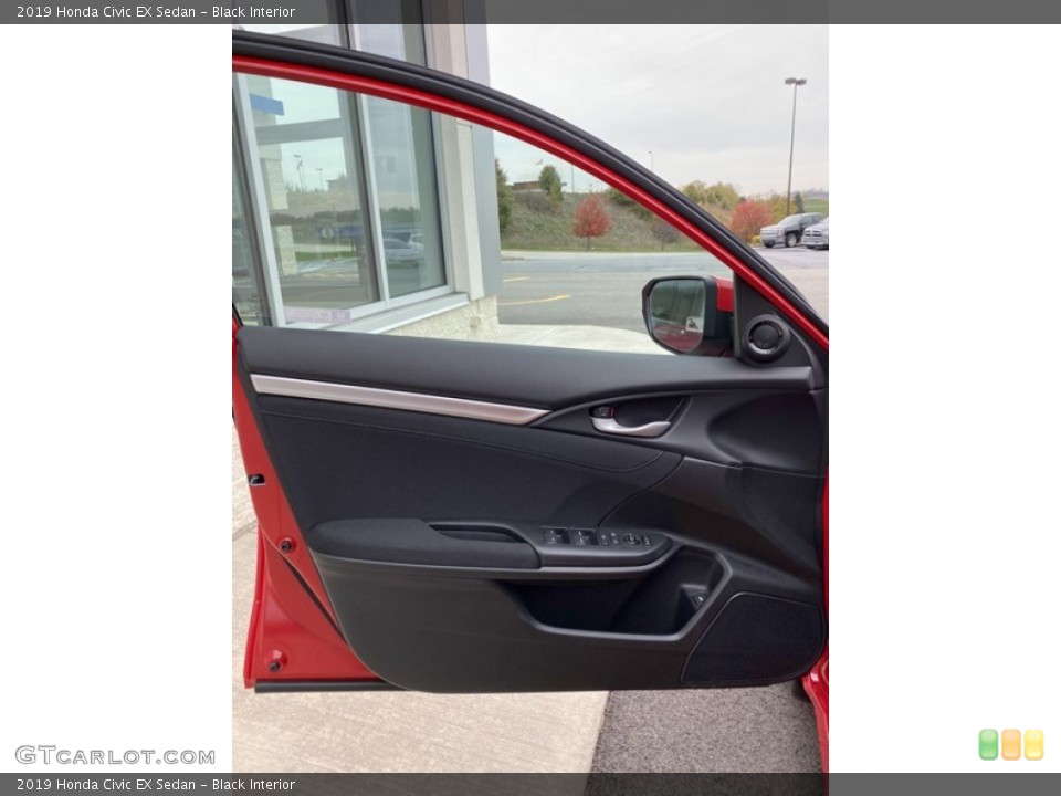 Black Interior Door Panel for the 2019 Honda Civic EX Sedan #135855962