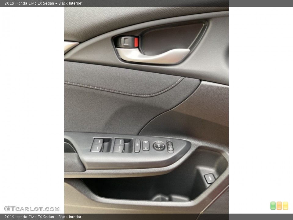 Black Interior Controls for the 2019 Honda Civic EX Sedan #135855984