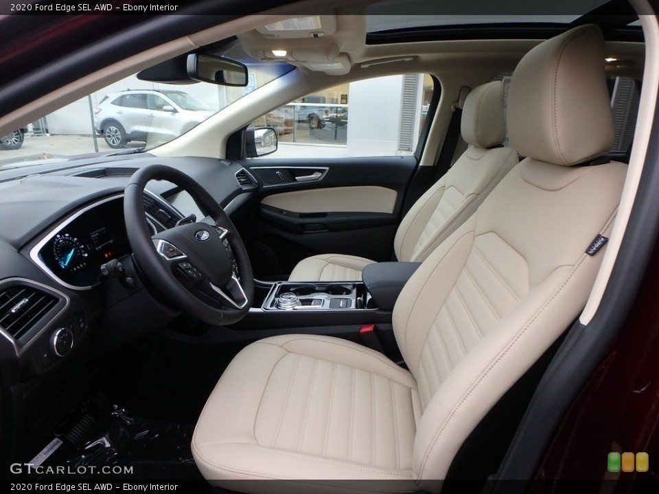 Ebony Interior Photo for the 2020 Ford Edge SEL AWD #135855987
