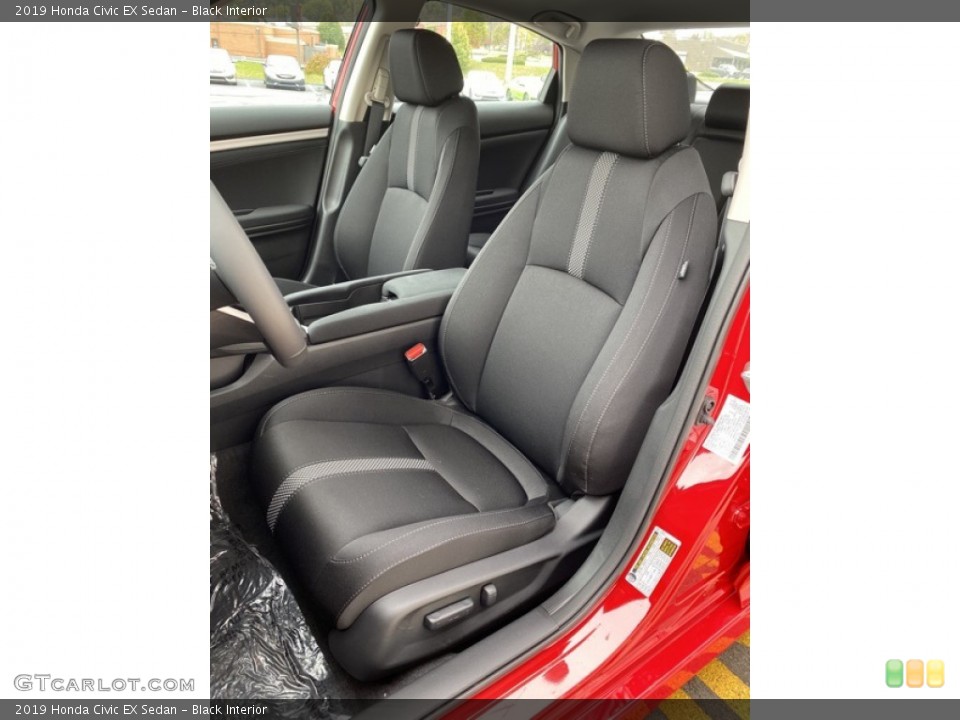 Black Interior Front Seat for the 2019 Honda Civic EX Sedan #135856053