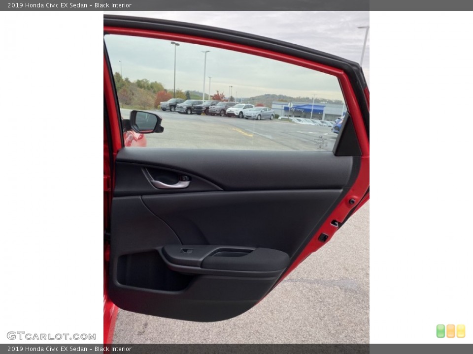 Black Interior Door Panel for the 2019 Honda Civic EX Sedan #135856227