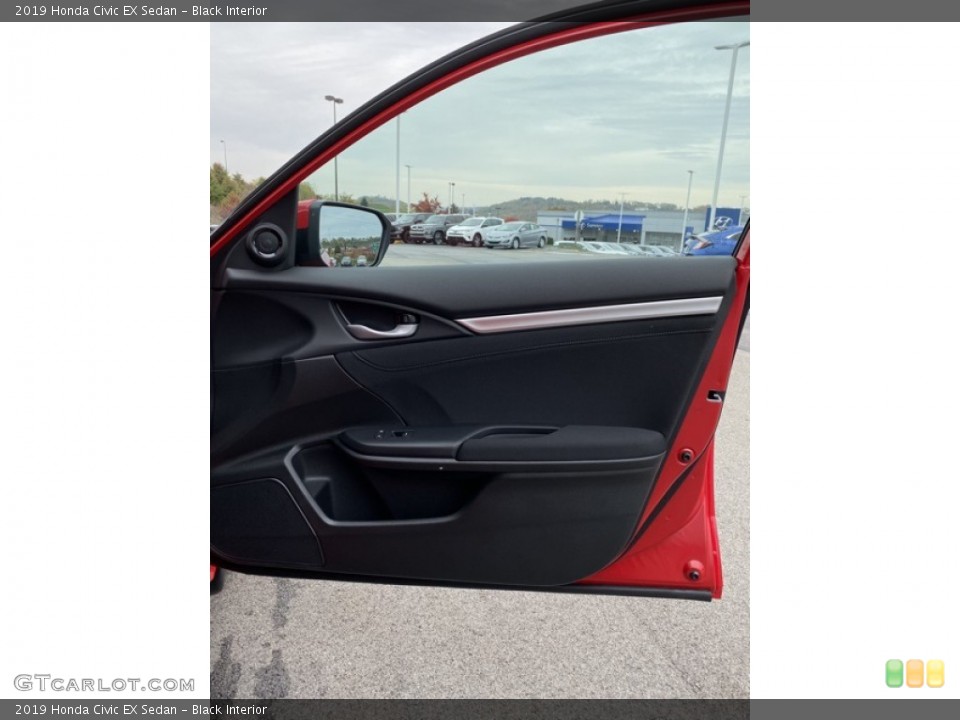 Black Interior Door Panel for the 2019 Honda Civic EX Sedan #135856290
