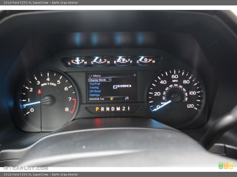 Earth Gray Interior Gauges for the 2019 Ford F150 XL SuperCrew #135856608