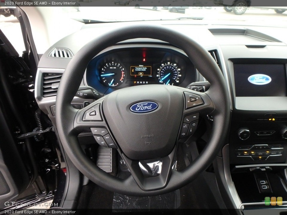 Ebony Interior Steering Wheel for the 2020 Ford Edge SE AWD #135856635