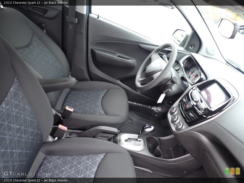 Jet Black Interior Front Seat for the 2020 Chevrolet Spark LS #135856650