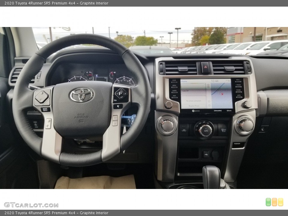 Graphite Interior Dashboard for the 2020 Toyota 4Runner SR5 Premium 4x4 #135856908