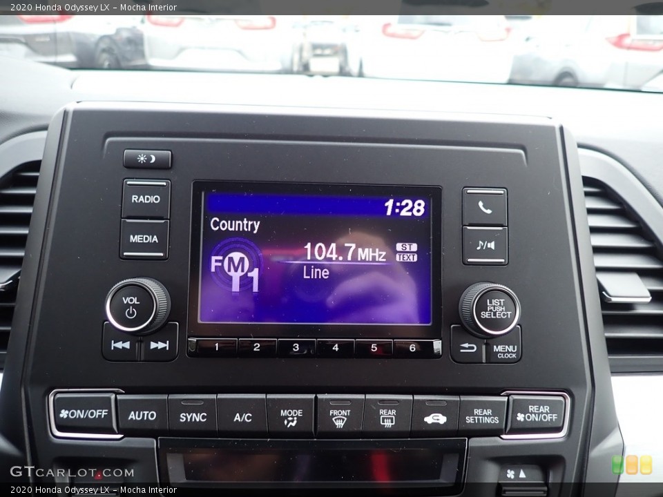 Mocha Interior Controls for the 2020 Honda Odyssey LX #135863247