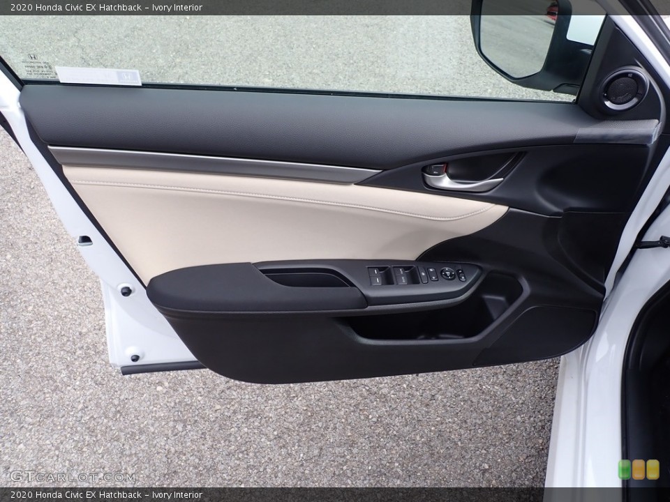 Ivory Interior Door Panel for the 2020 Honda Civic EX Hatchback #135863928