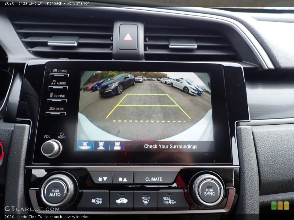 Ivory Interior Controls for the 2020 Honda Civic EX Hatchback #135864012