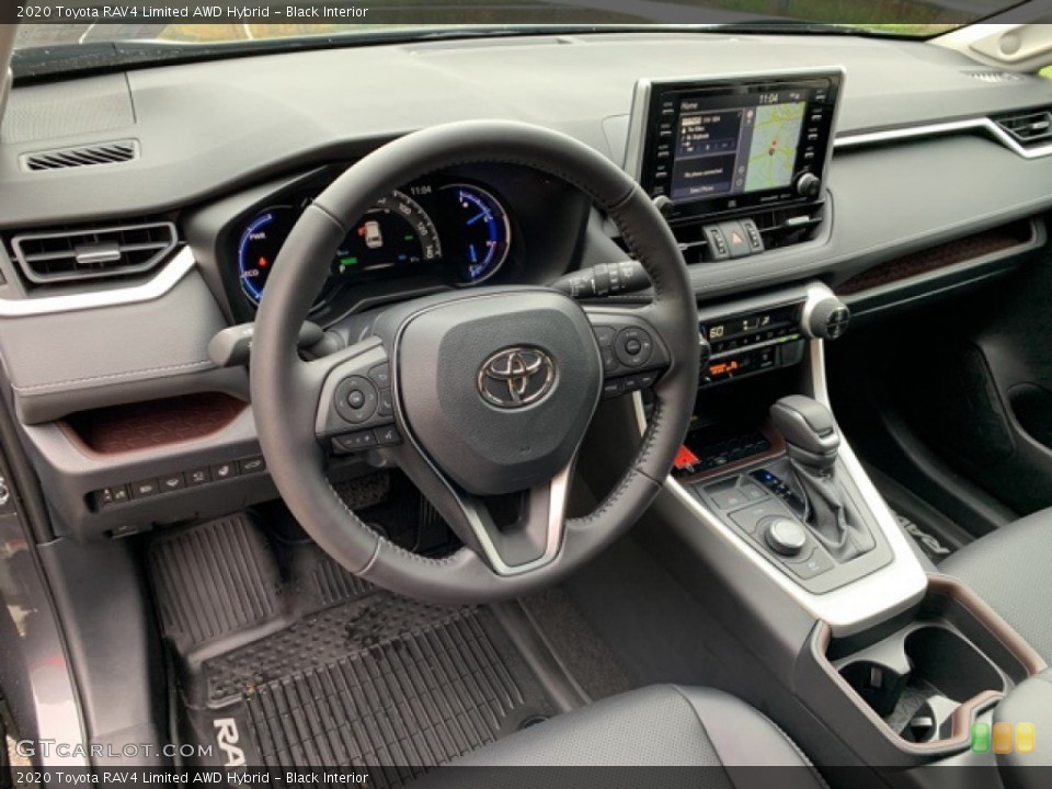 Black Interior Photo for the 2020 Toyota RAV4 Limited AWD Hybrid #135866732