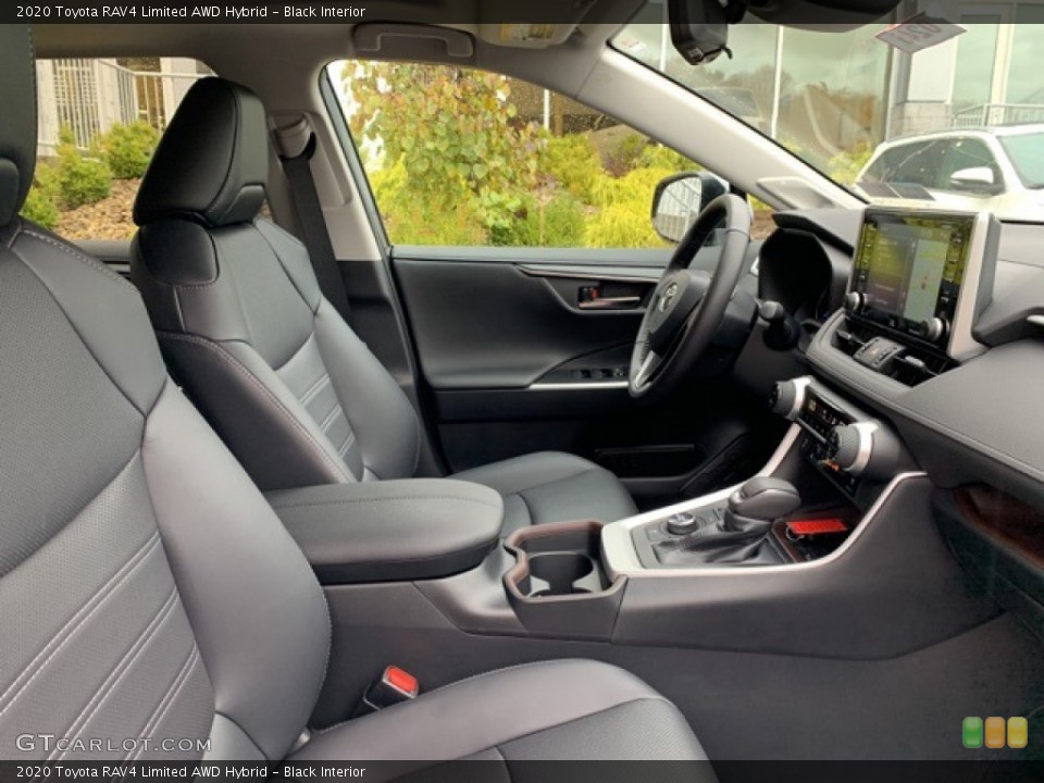 Black Interior Front Seat for the 2020 Toyota RAV4 Limited AWD Hybrid #135866927
