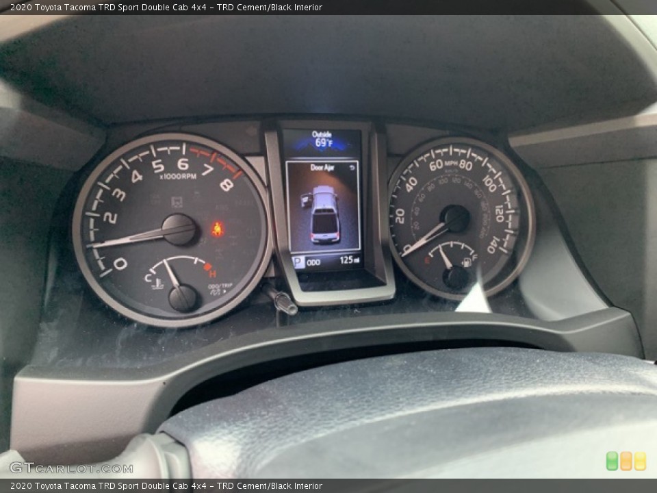TRD Cement/Black Interior Gauges for the 2020 Toyota Tacoma TRD Sport Double Cab 4x4 #135867668
