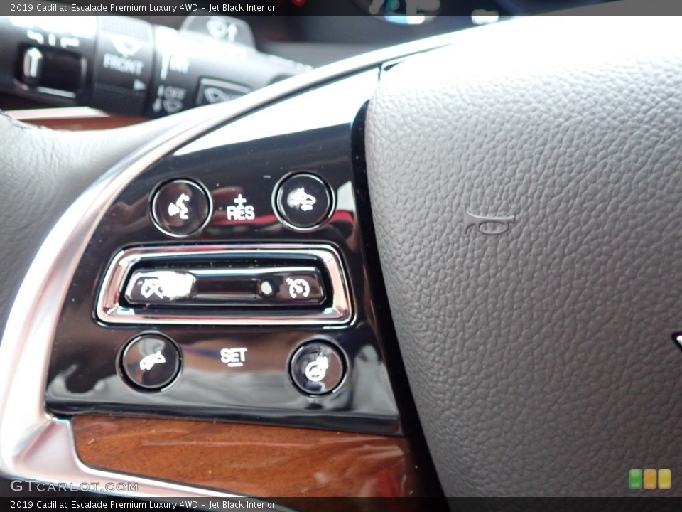 Jet Black Interior Steering Wheel for the 2019 Cadillac Escalade Premium Luxury 4WD #135867740