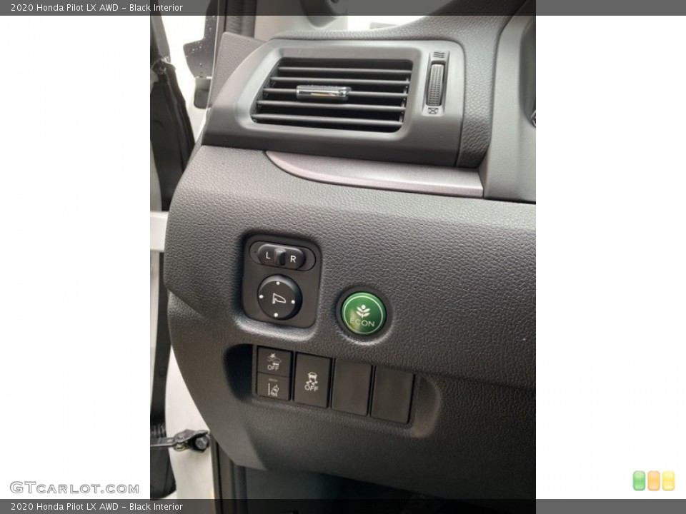 Black Interior Controls for the 2020 Honda Pilot LX AWD #135868001