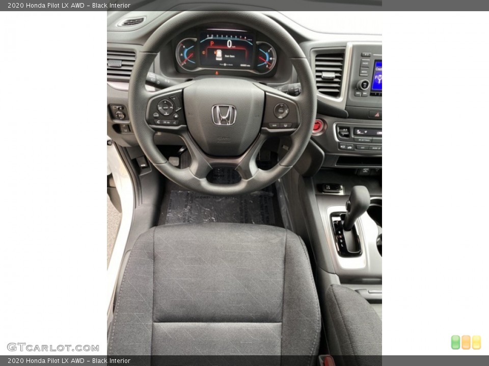 Black Interior Steering Wheel for the 2020 Honda Pilot LX AWD #135868028