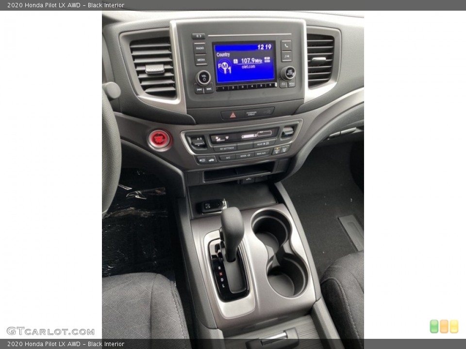 Black Interior Controls for the 2020 Honda Pilot LX AWD #135868475