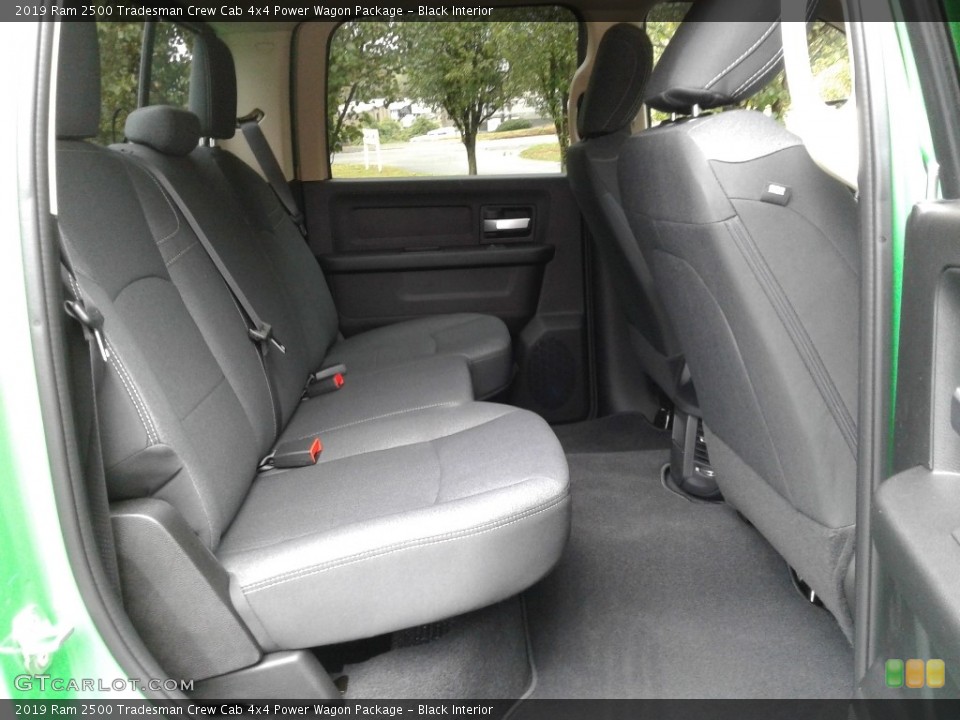Black Interior Rear Seat for the 2019 Ram 2500 Tradesman Crew Cab 4x4 Power Wagon Package #135872105