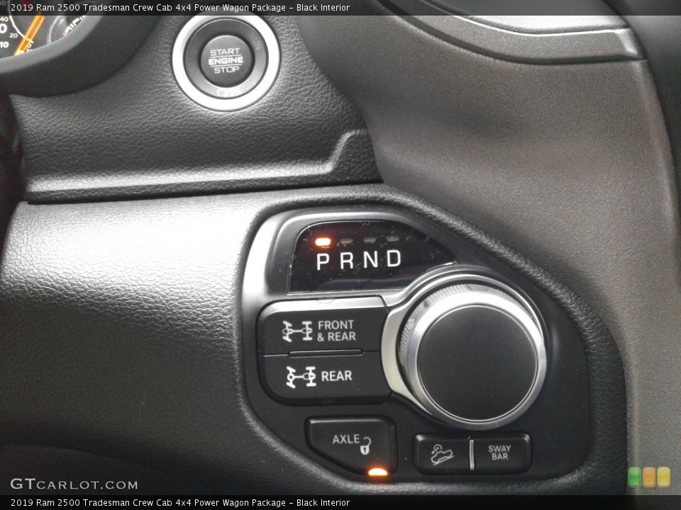 Black Interior Transmission for the 2019 Ram 2500 Tradesman Crew Cab 4x4 Power Wagon Package #135872354