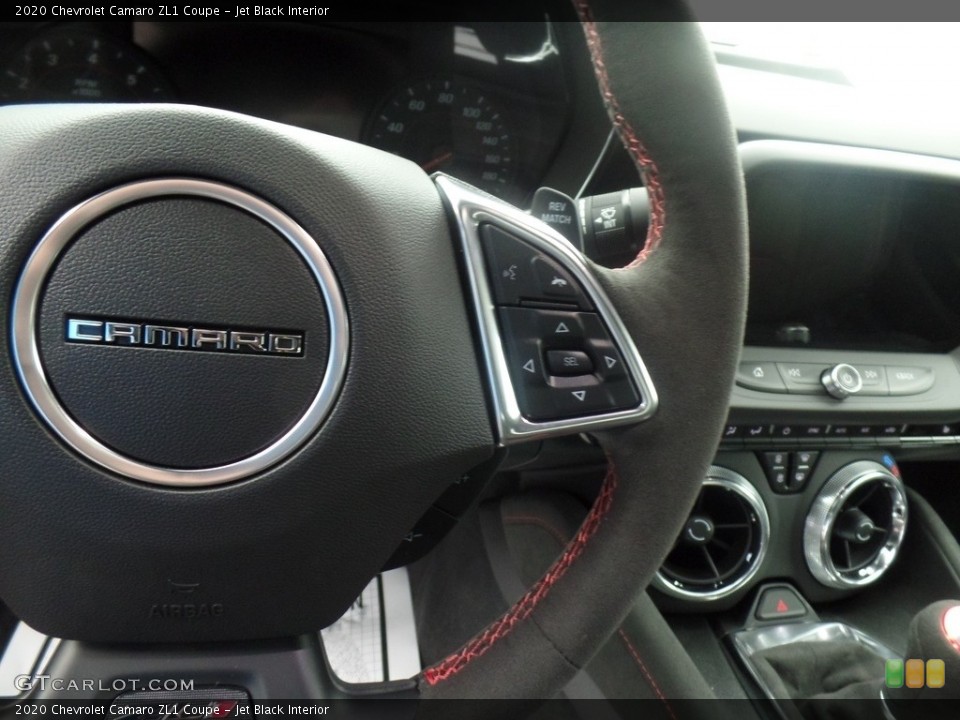 Jet Black Interior Steering Wheel for the 2020 Chevrolet Camaro ZL1 Coupe #135874007
