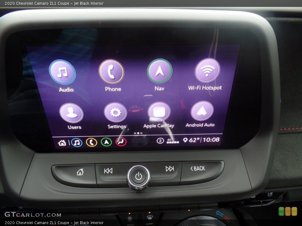 Jet Black Interior Controls for the 2020 Chevrolet Camaro ZL1 Coupe #135874130