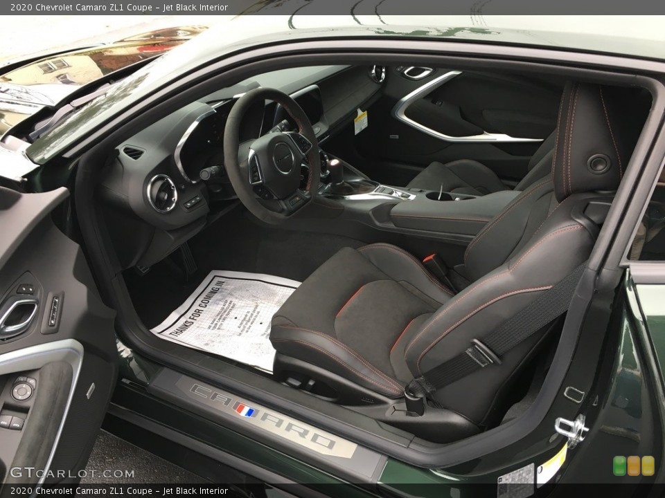 Jet Black Interior Front Seat for the 2020 Chevrolet Camaro ZL1 Coupe #135874871